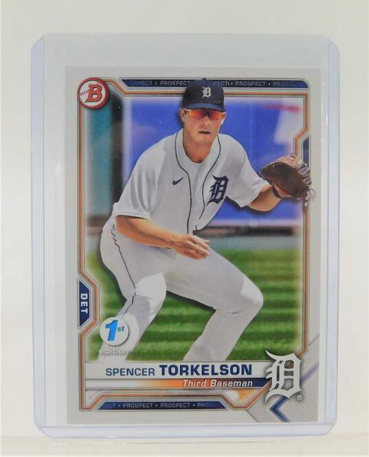 2021 Spencer Torkelson Bowman Prospects Pre-Rookie Detroit Tigers image number 1