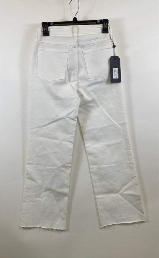 NWT Rag & Bone Womens White Light Wash Mid Rise Denim Ankle Jeans Size 24 image number 2