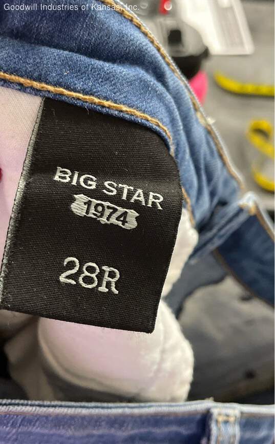 Big Star 1974 Denim Remy Boot Low Rise Fit Jeans - Size 28R image number 9