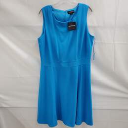 Liz Claiborne Aqua Blue Sleeveless Dress NWT Size 18