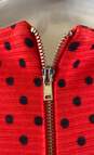 NWT Danny And Nicole Womens Red Polka Dot Sleeveless Fit & Flare Dress Size 14 image number 8