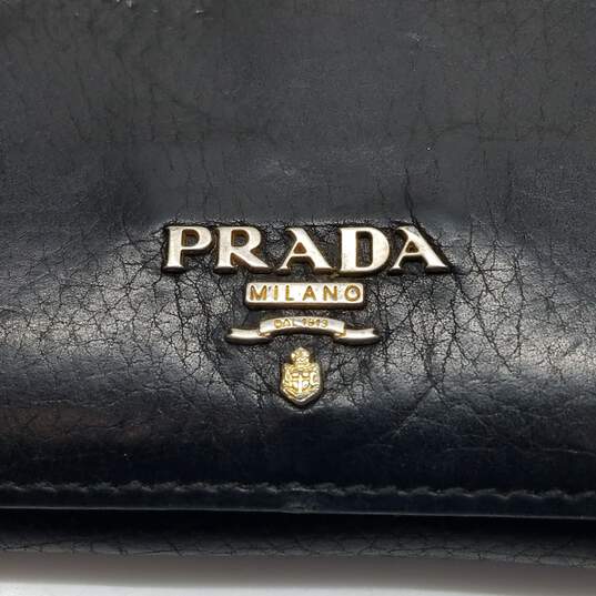 Prada, Bags, Prada Black Wallet Brand New