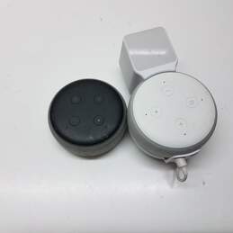 Lot of Two Amazon Echo Dot (3rd Generation) Smart Speaker - Charcoal