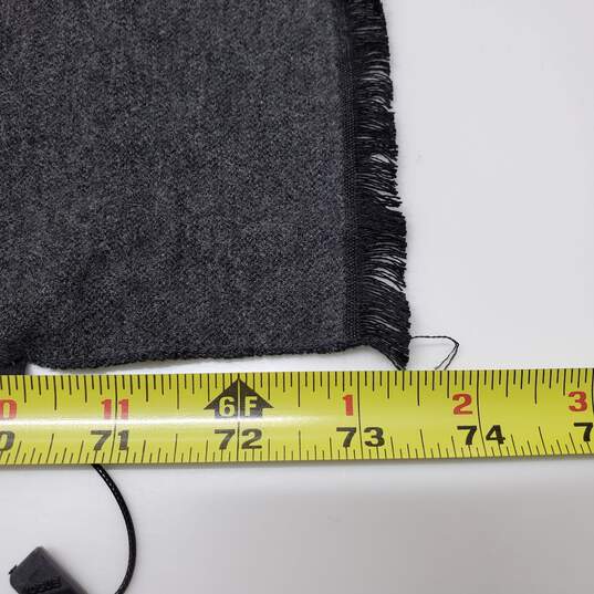 Fullron Gray Polyester Cashmere Wrap Scarf image number 4