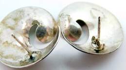 Artisan 925 Green Glass Pendant Necklace Hammered Swirl Earrings & Bead Bracelet alternative image