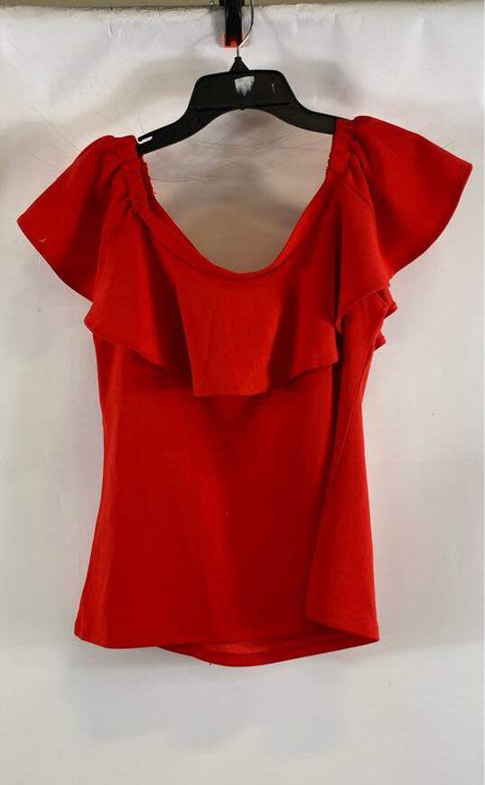 NY & Co Women's Red Blouse- M image number 2