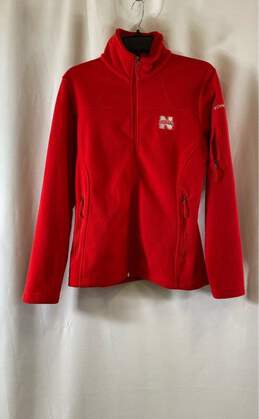 Columbia Womens Red Nebraska Huskers Give & Go Long Sleeve Full-Zip Jacket Sz S