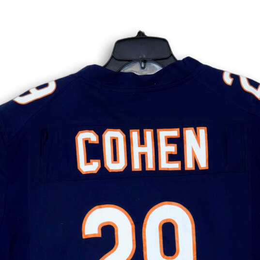 Buy the Mens Blue V-Neck Short Sleeve Chicago Bears Cohen #29 NFL Jersey  Size Small