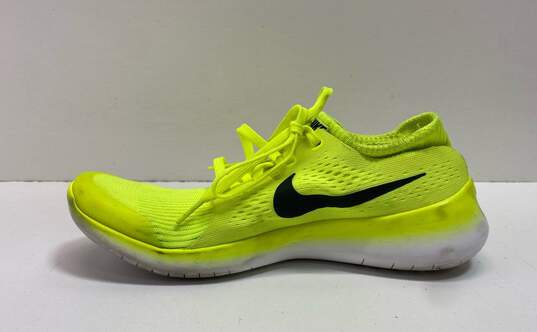 Nike Knit Running Shoes Neon Yellow 7 image number 2