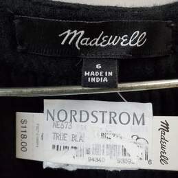 Madewell Black Cotton Size 6 Dress alternative image