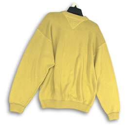 Tommy Hilfiger Mens Yellow Knit Long Sleeve Crew Neck Pullover Sweater Size XL alternative image