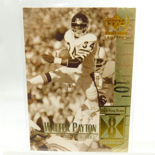 9 HOF Walter Payton Football Cards Sweetness Chicago Bears image number 3