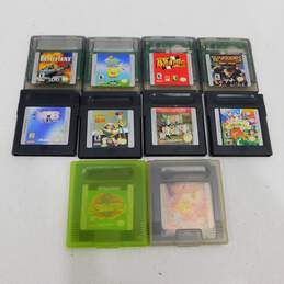 10ct Nintendo Gameboy Color Game Lot