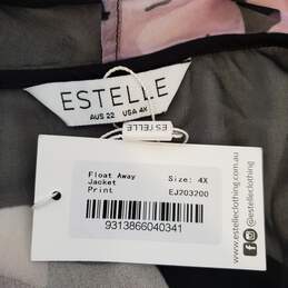 Estelle Floral Print Float Away Jacket NWT Size 4X alternative image