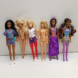 Bundle of 6 Assorted Barbie Dolls