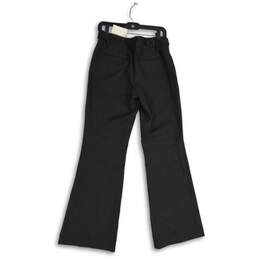 Loft Womens Gray Flat Front Slash Pocket Bootcut Leg Dress Pants Size 6 alternative image