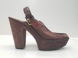 Michael Kors brown Womens Strap HeelsShoe Size 7.5