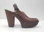Michael Kors brown Womens Strap HeelsShoe Size 7.5 image number 1