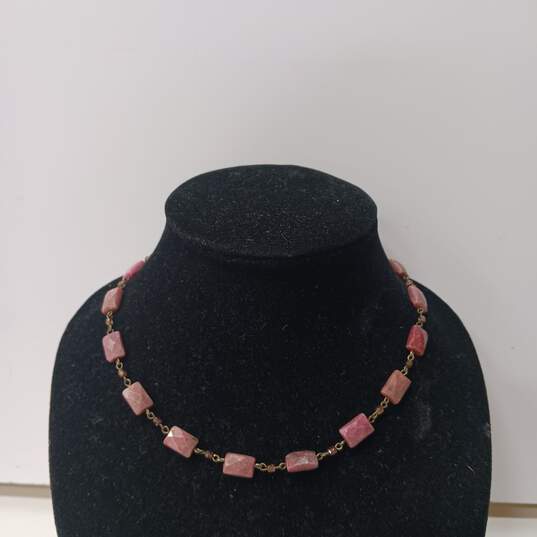 Bundle of Assorted Pink Fashion Jewelry image number 2