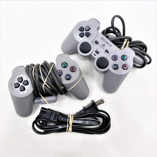 Sony PlayStation PS1 W/ 2 Controllers & Power Cord image number 5