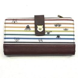 Loungefly X Disney Winnie The Pooh Striped Wallet Multicolor alternative image