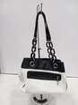 LuLu Guinness White & Black Leather Purse image number 2
