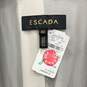 NWT Escada Womens Gray Long Sleeve Single Breasted Two Button Blazer Sz 40 w/COA image number 4