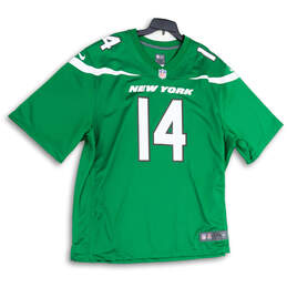 New York Jets Jersey Men Medium Green White Sam Darnold 14 NFL Football  Nike