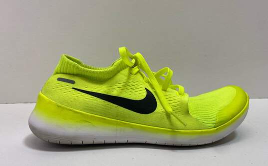 Nike Knit Running Shoes Neon Yellow 7 image number 1