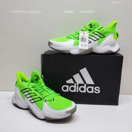 Adidas Patrick Mahomes 1 Impact FLX Shoes 1.0 Solar Green GX7674 Sz 12