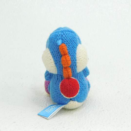 Yarn Yoshi Blue Nintendo Amiibo Figure Loose image number 2