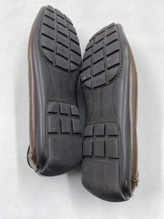 Louis Vuitton Brown Loafer Dress Shoe Women 8.5 image number 8