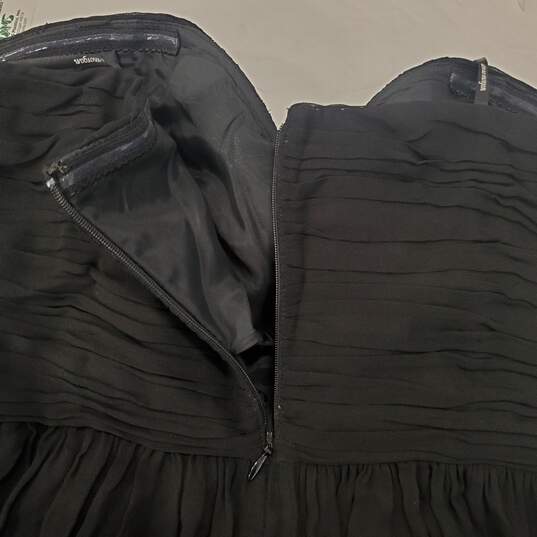 Donna Morgan Black Strapless Dress Sz 10 NWT image number 6