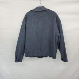 Pendleton Gray Wool Full Zip Lined Jacket MN Size L alternative image