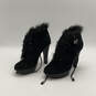 NIB Womens Carlie Black Round Toe Lace-Up Platform Ankle Booties Size 9 M image number 4