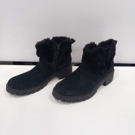 Koolaburra by UGG Women's Berea Black Suede Leather Ankle Boots Size 9.5 image number 1