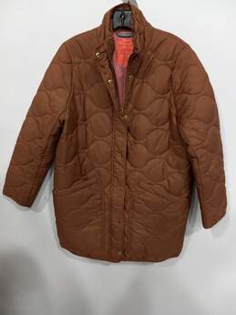 J.CREW Brown Signature Puffer Jacket Size S