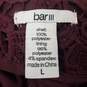 Bar III Women's Burgundy Wine Lined Lace Pencil Skirt Size L NWTst image number 4