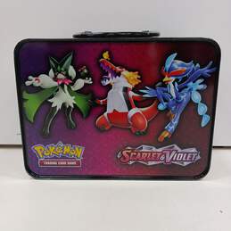 Lot of Mixed Pokémon Cards in a Pokémon Lunchbox alternative image