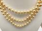 The Franklin Mint Jackie's Pearls Faux Pearl Multi Strand Necklace 122.6g image number 2