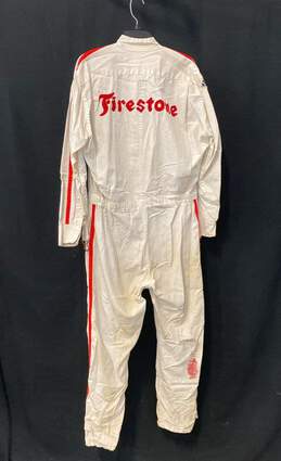 Hinchman Indianapolis Firestone Beige Racing Jumpsuit - Size Large alternative image