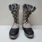 Khombu Emily Women's Winter Tall Boots GRAY Suede Leather Sz 6M image number 2