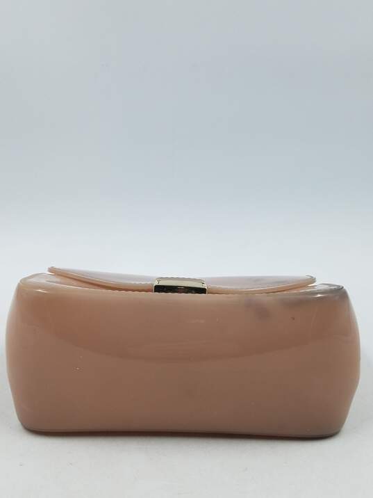 Authentic Furla Candy Pink Rubber Mini Bag image number 4