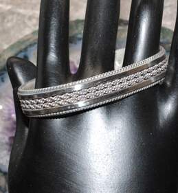 Artisan Tahe Signed Sterling Silver Cuff Bracelet alternative image
