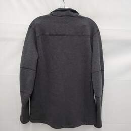 Kuhl MN's Interceptor Gray Fleece Full Zip Sweater Size M alternative image