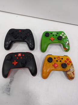 4PC Nintendo Switch Power-A Assorted Themed Controller Bundle