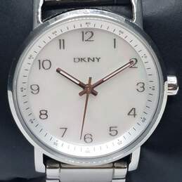 DKNY 250911 37mm WR 5 ATM MOP White Dial Analog Fashion Watch 99g alternative image