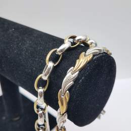 Gold Filled Two Tone Bracelet Bundle 2pcs 19.2g alternative image