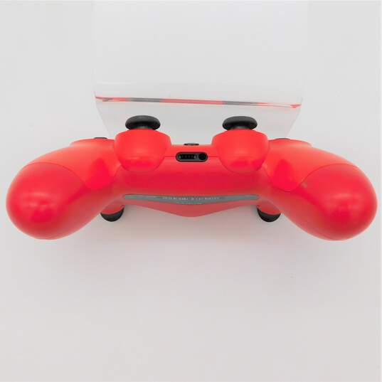 Red Wireless Dualshock Controller For Sony PlayStation 4 Tested image number 3