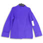 NWT Womens Purple Knitted Long Sleeve Mock Neck Pullover Sweater Size XS image number 1